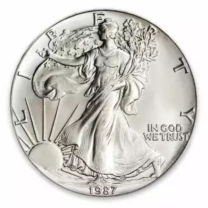 1987 1oz American Silver Eagle (2)