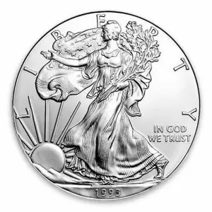 1993 1oz American Silver Eagle (2)