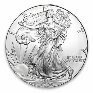 1996 1oz American Silver Eagle (2)