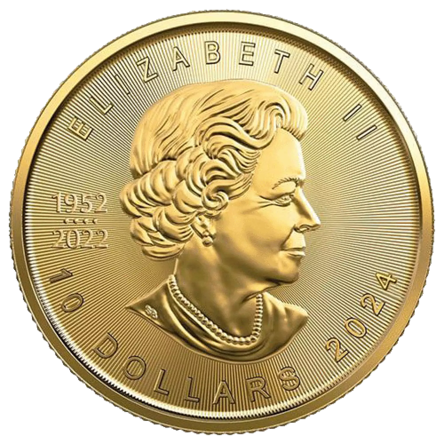 2024 1/4 oz Gold Maple Leaf Coin Royal Canadian Mint Harlan J. Berk